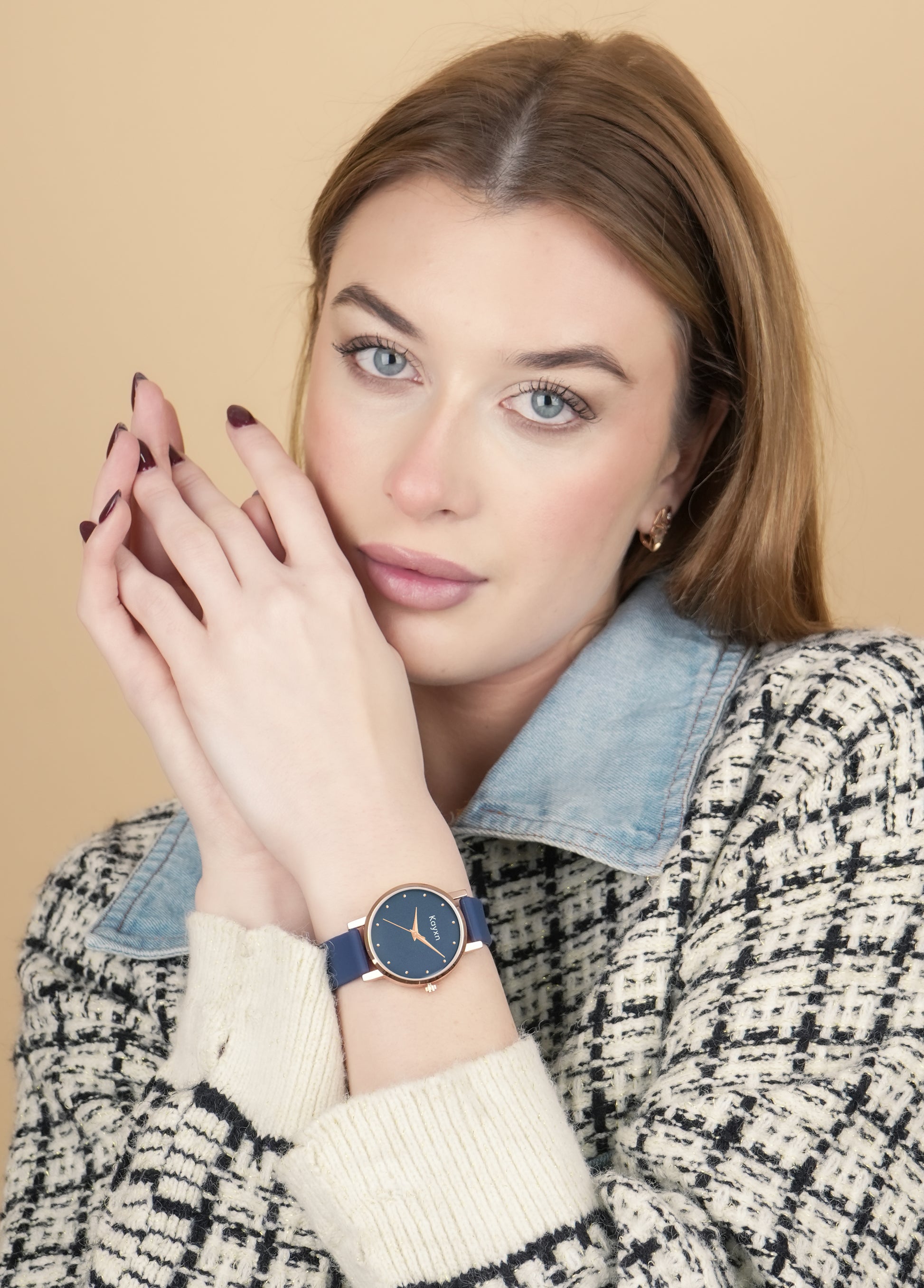 Orelis Embellished Dial Analogue Watch For Women - Blue