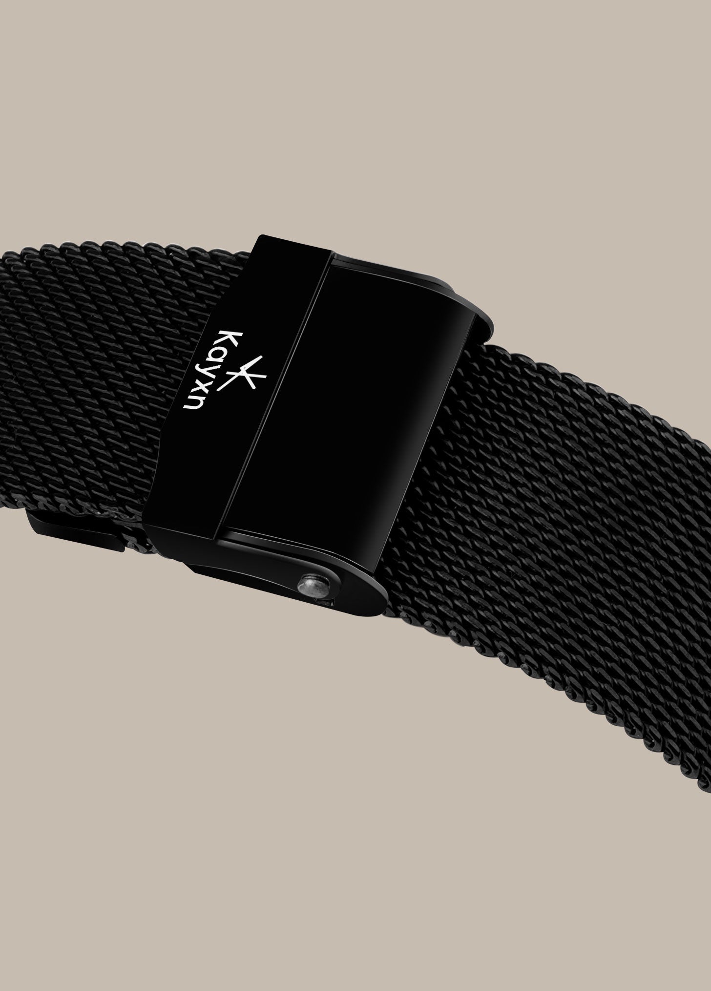 Velar Black Analogue Dial Mesh Strap Watch For Men