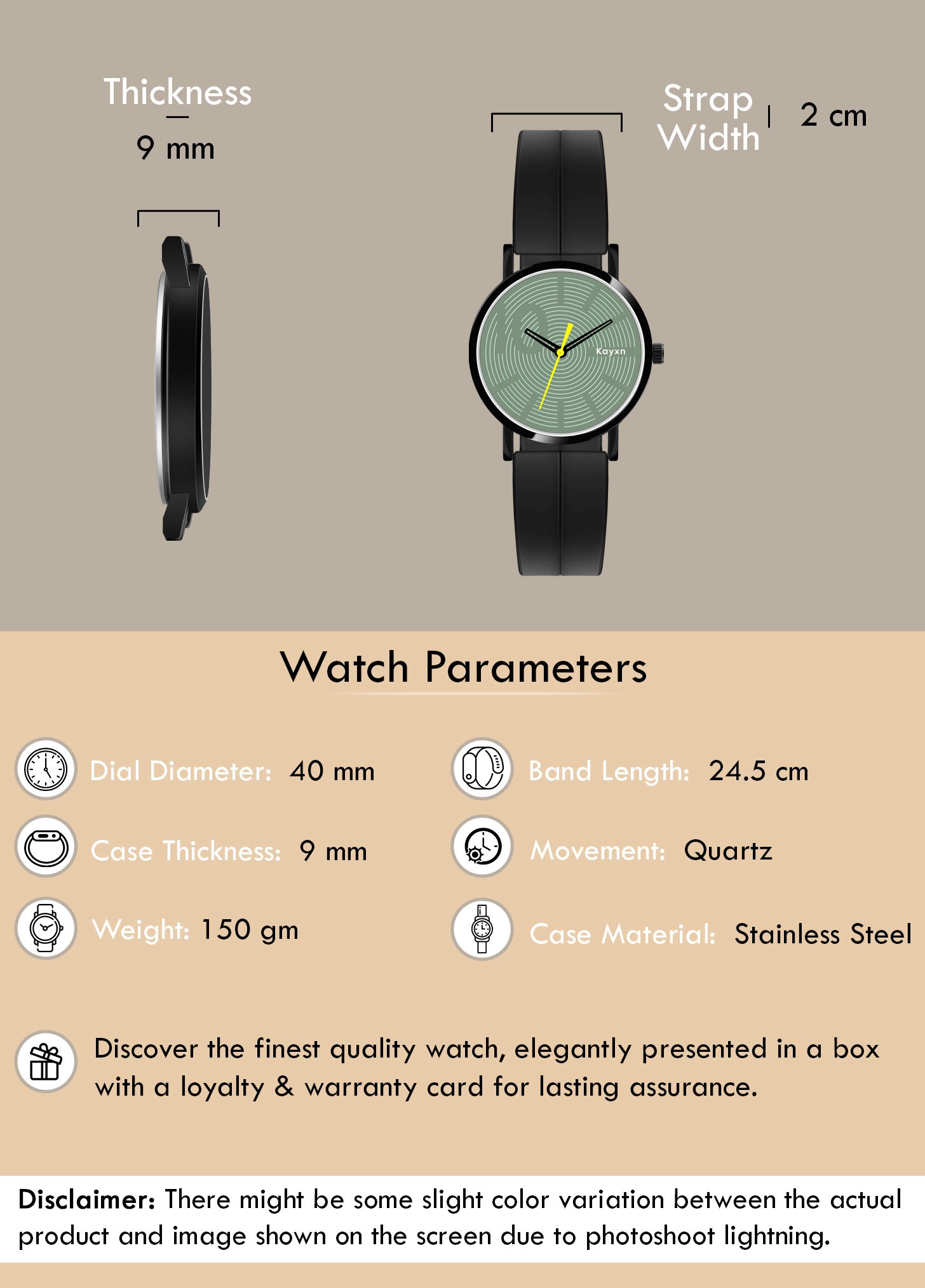 Spectra Analogue Silicone Strap Watch For Men