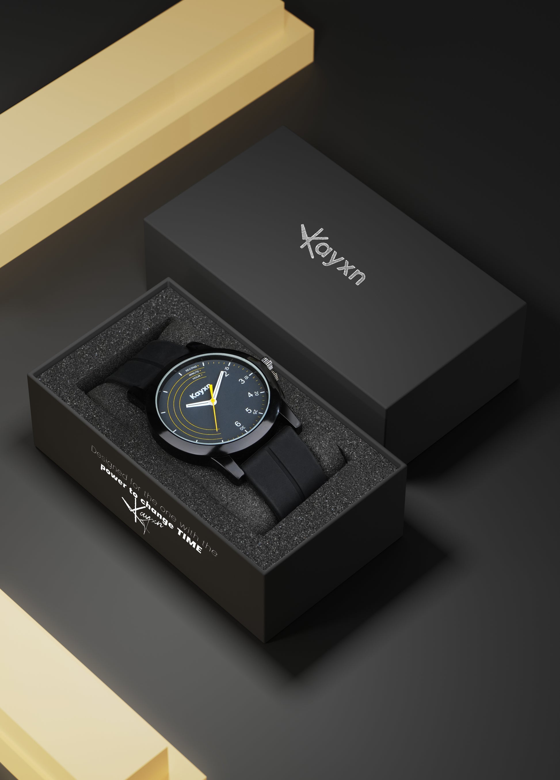 Orbit Analogue Dial Silicone Strap Watch For Men