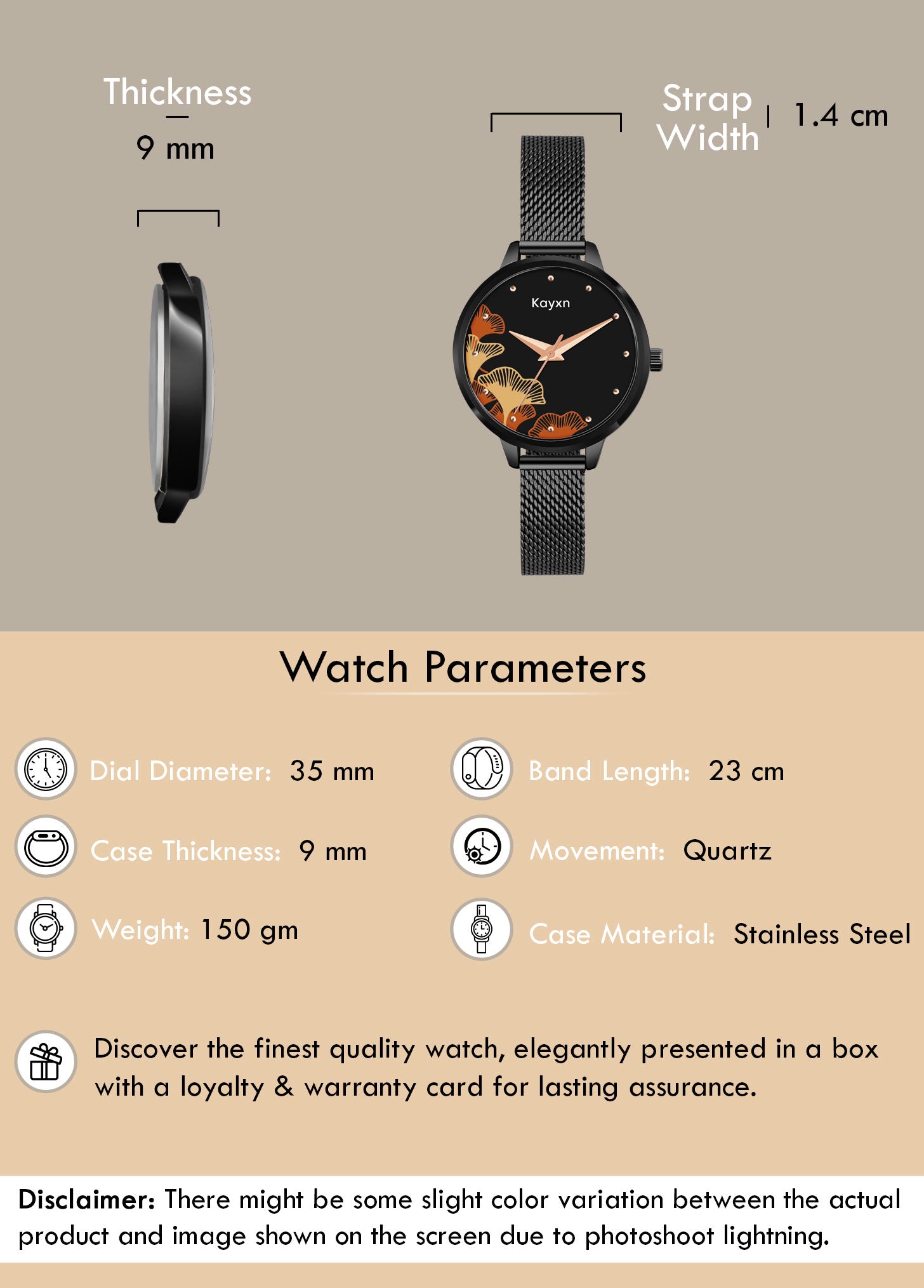Flora Embellished Dial Analogue Watch For Women