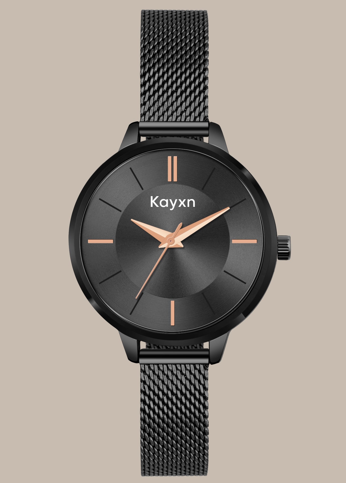 Eclipse Black Embellished Watch & Radiant Flora Bracelet Combo