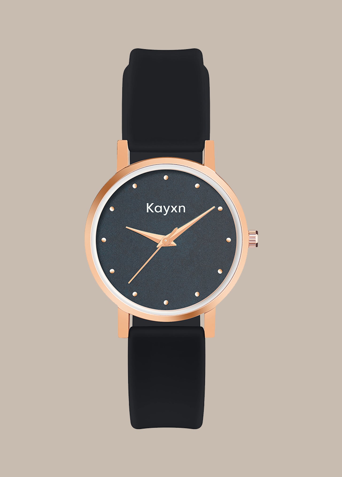 Orelis Embellished Dial Analogue Watch For Women - Black