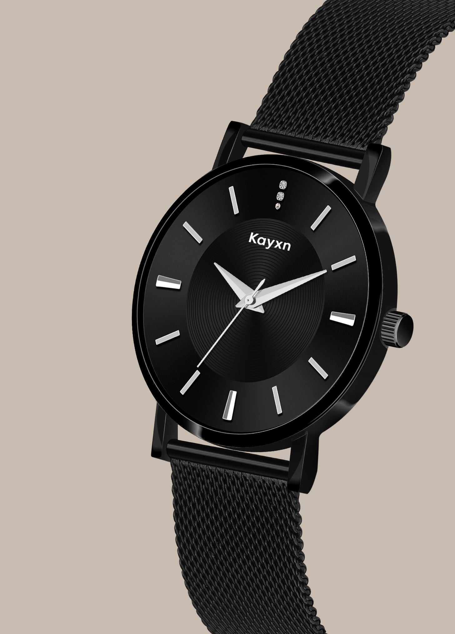 Monarch Classic Analogue Dial Mesh Strap Watch For Men