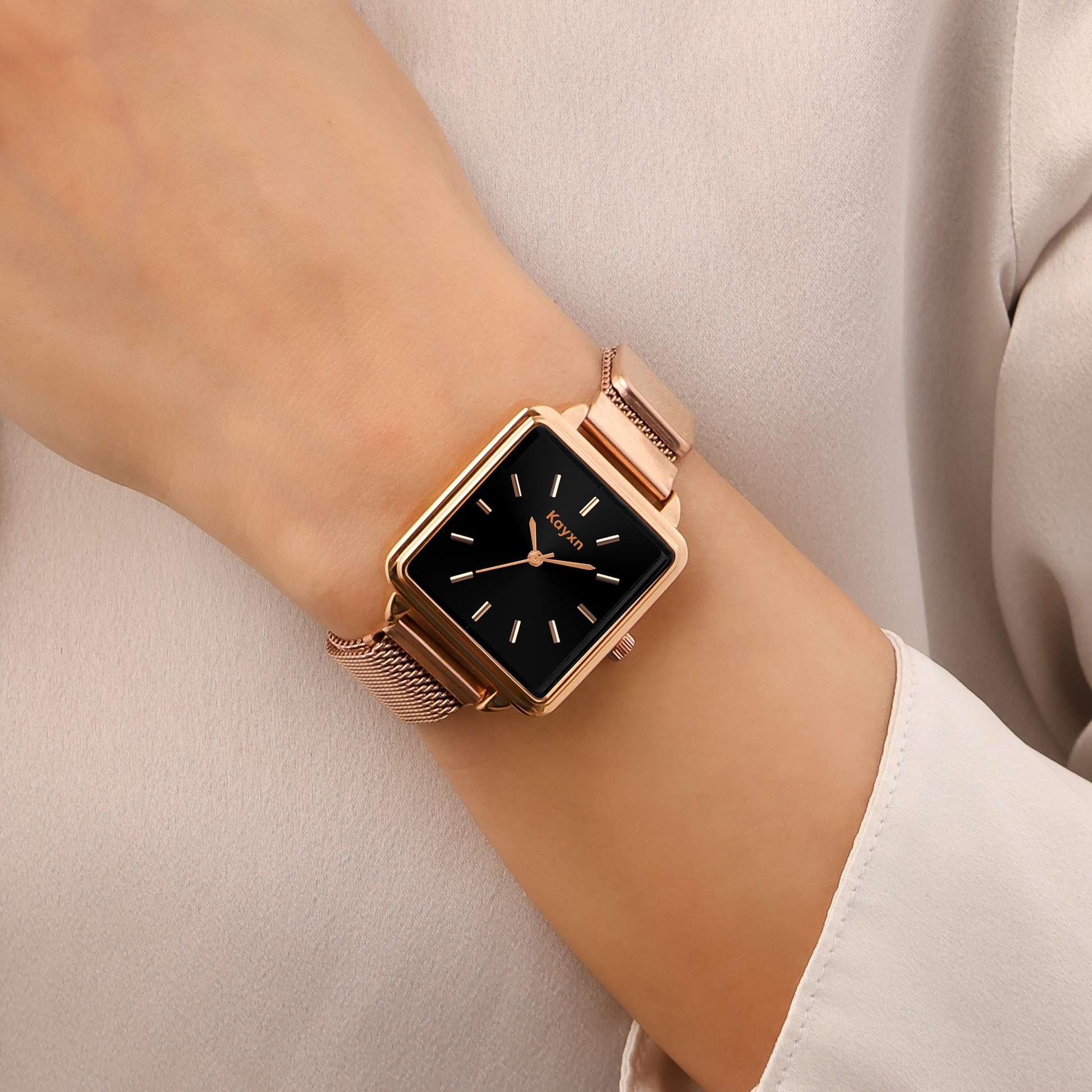 Rosetta Analogue Wrist Watch For Women - Black