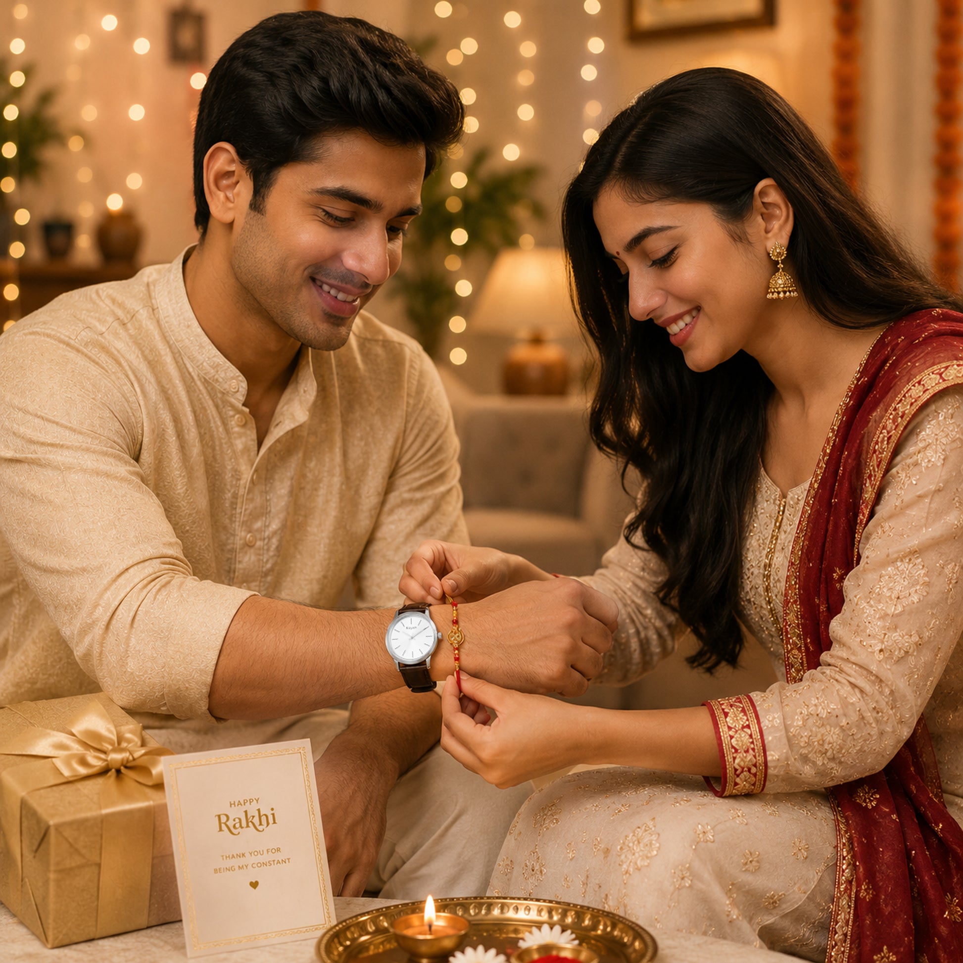 The Pristine Watch Rakhi Gift Set for Him
