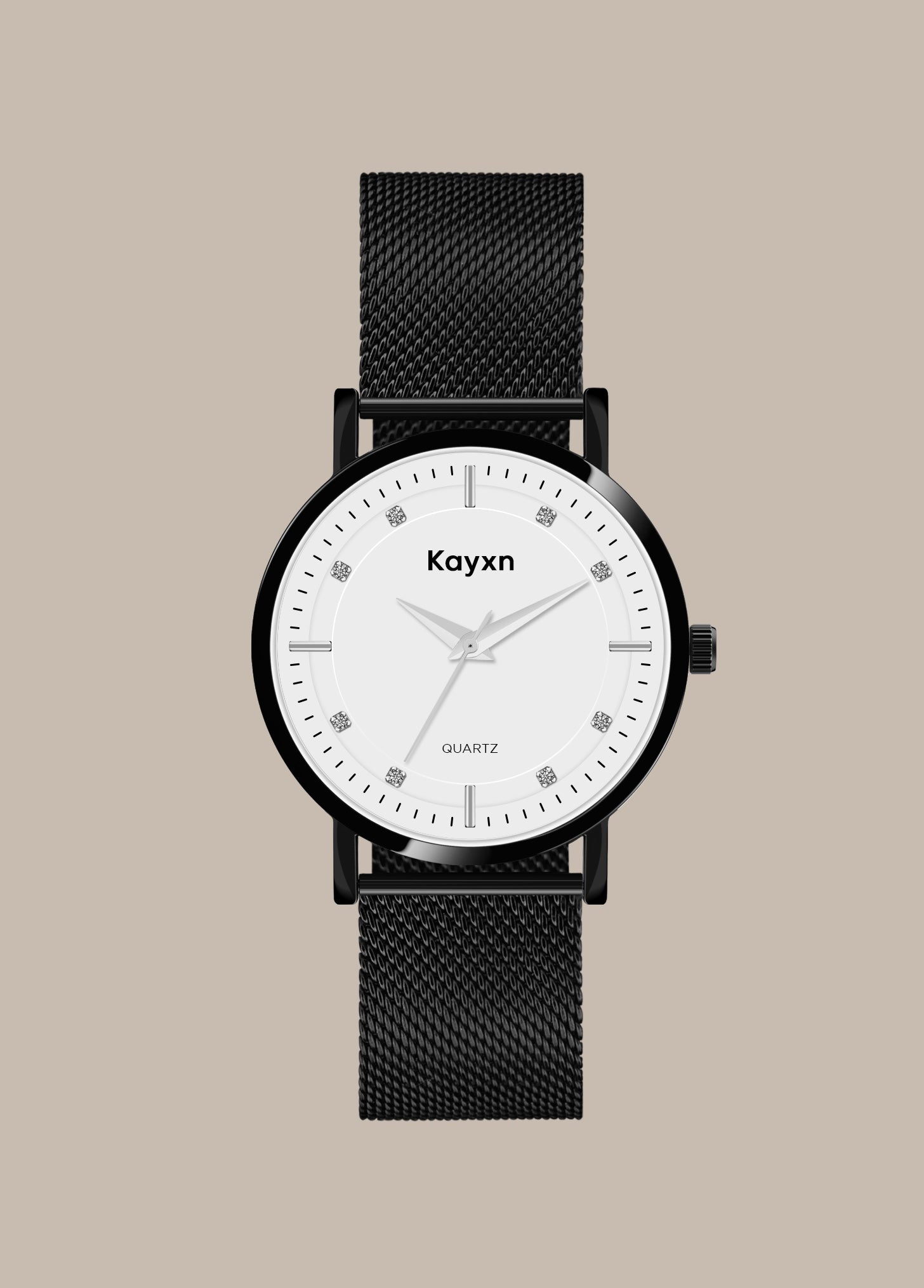 Onyx Classic Analogue Dial Mesh Strap Watch For Men