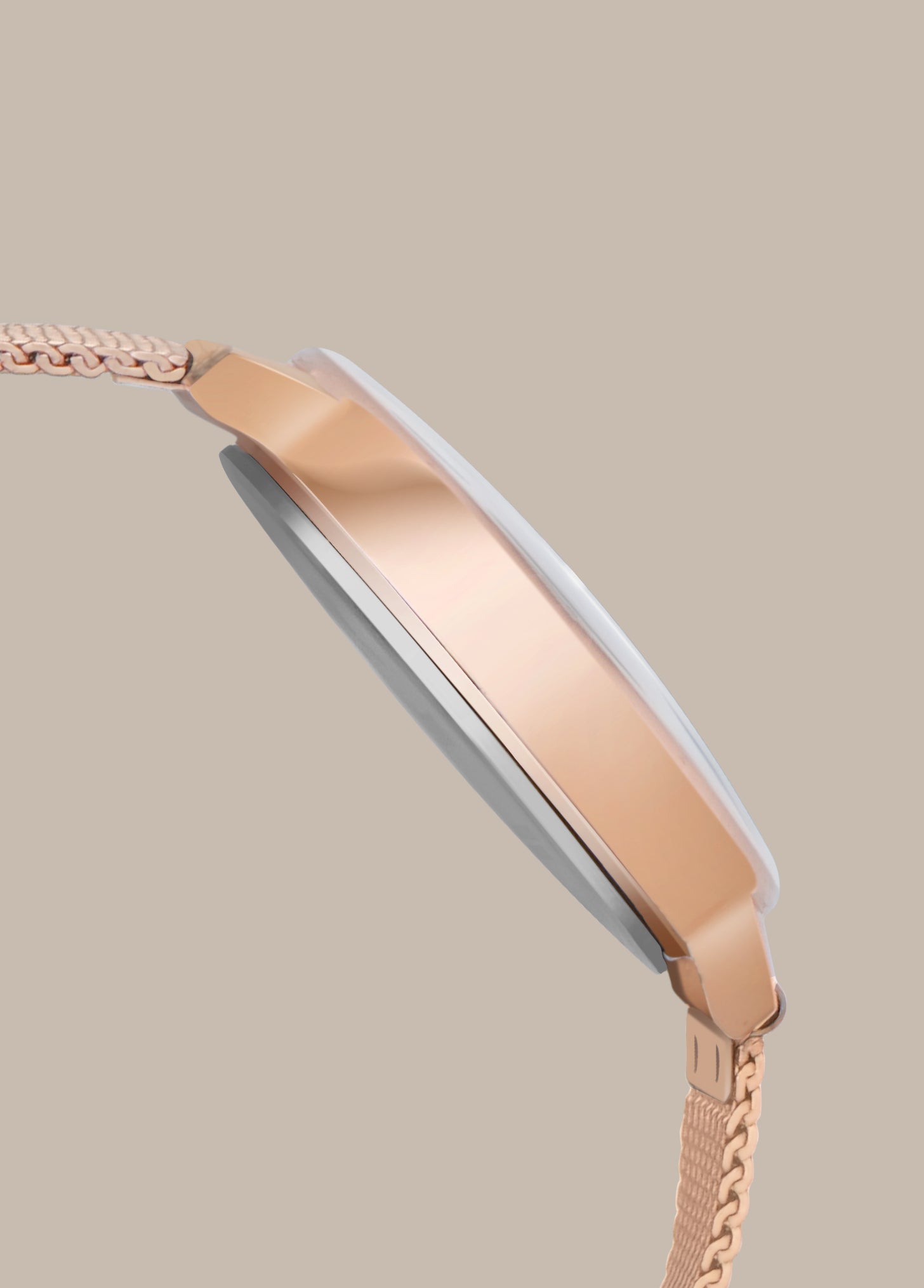 Starlit Embellished Dial Analogue Wrist Watch For Women - Rose Gold