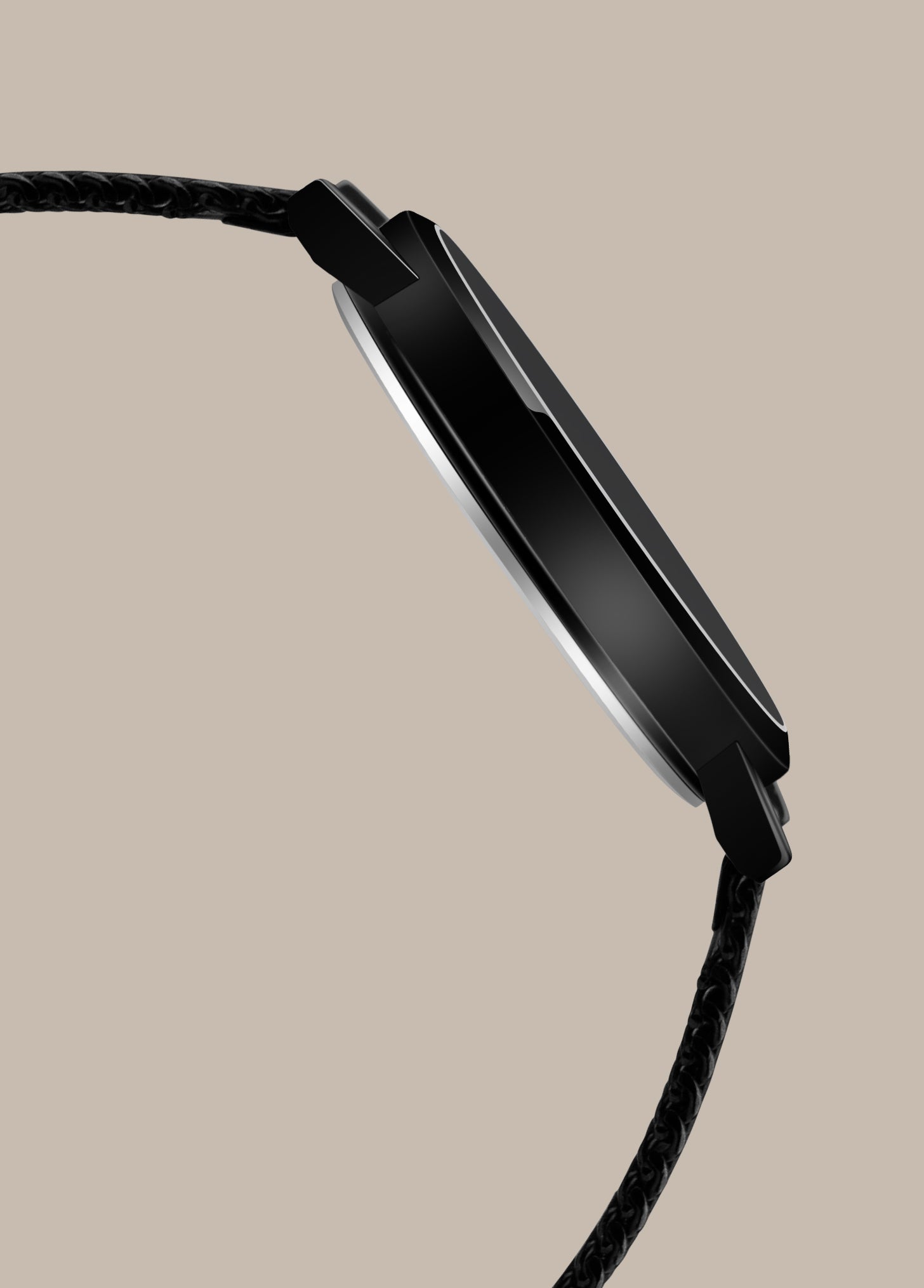 Velar Black Analogue Dial Mesh Strap Watch For Men
