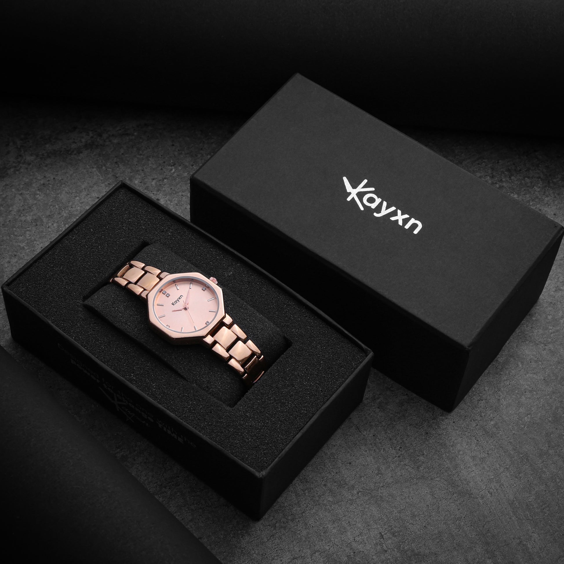 Stellaria Analogue Wrist Watch For Women - Rose Gold