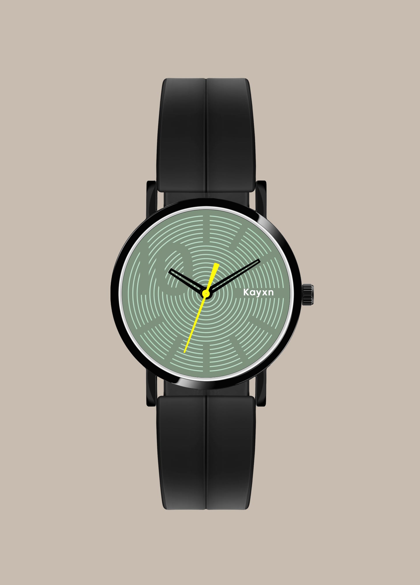 Spectra Analogue Silicone Strap Watch For Men