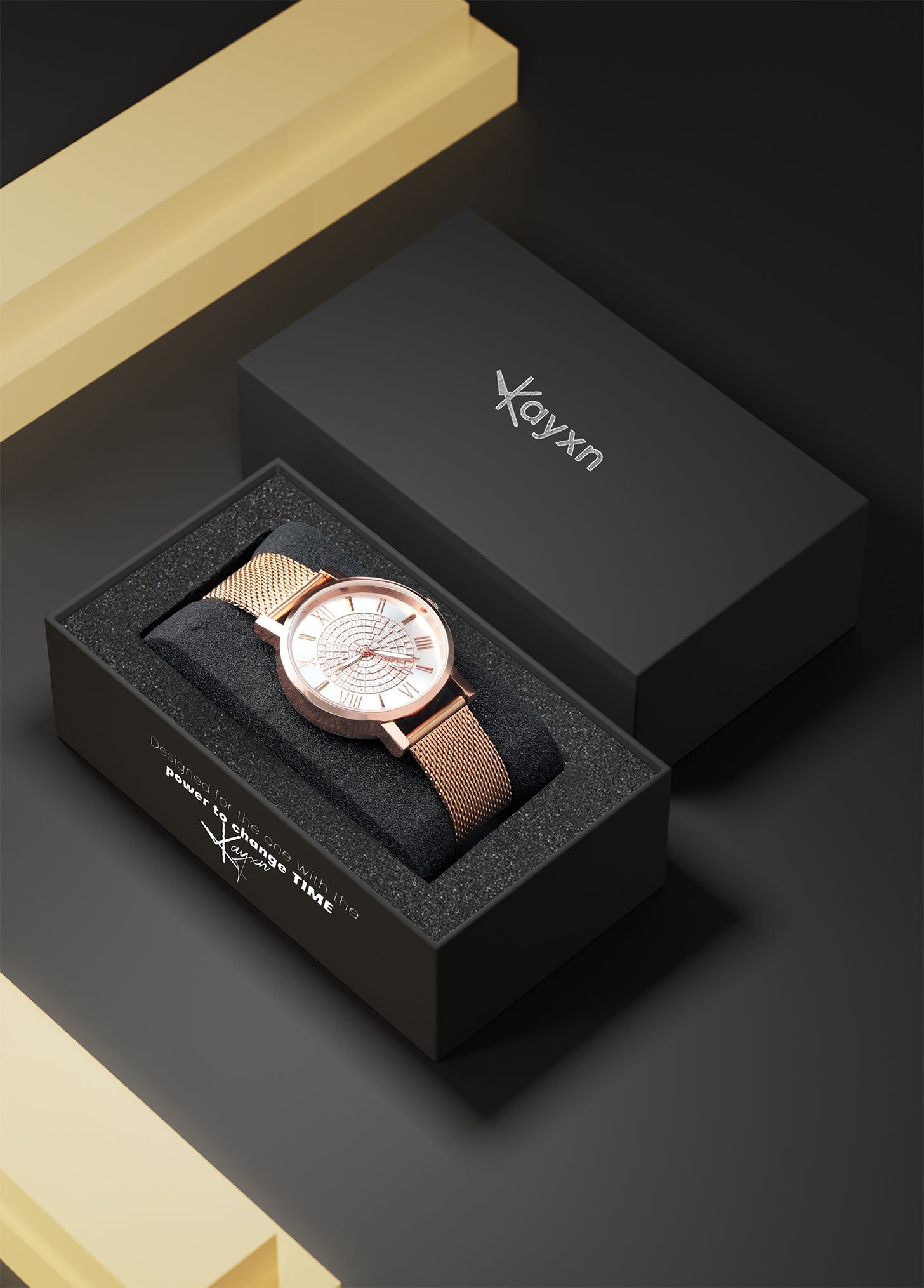 Aria Embellished Silver Dial Analogue Watch For Women