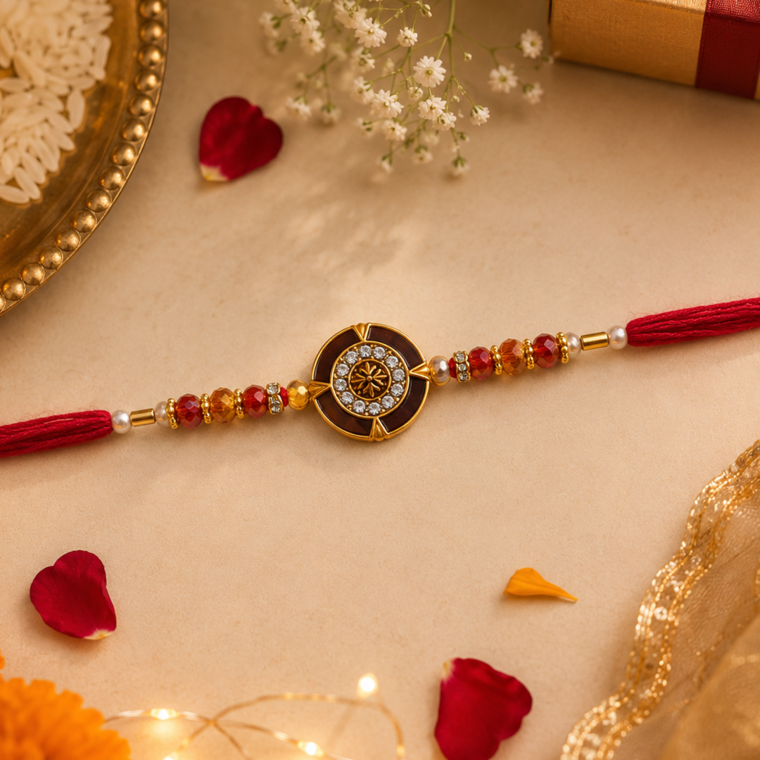 Urban Edge Watch & Rakhi Gift Set for Him