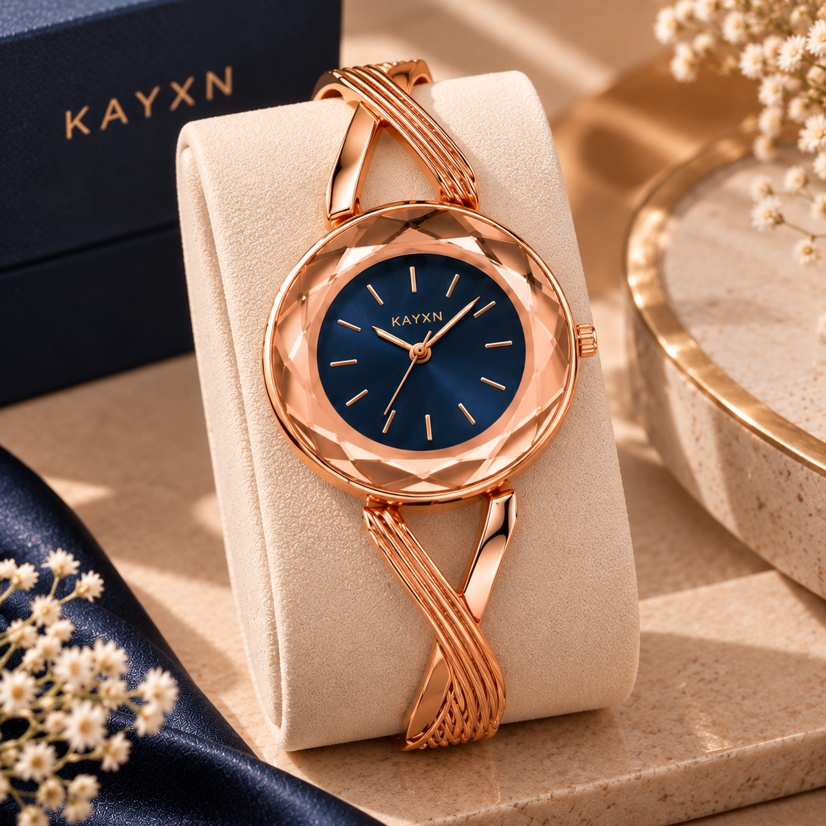 The Signature Edit Watch & Jewelry Set - Blue