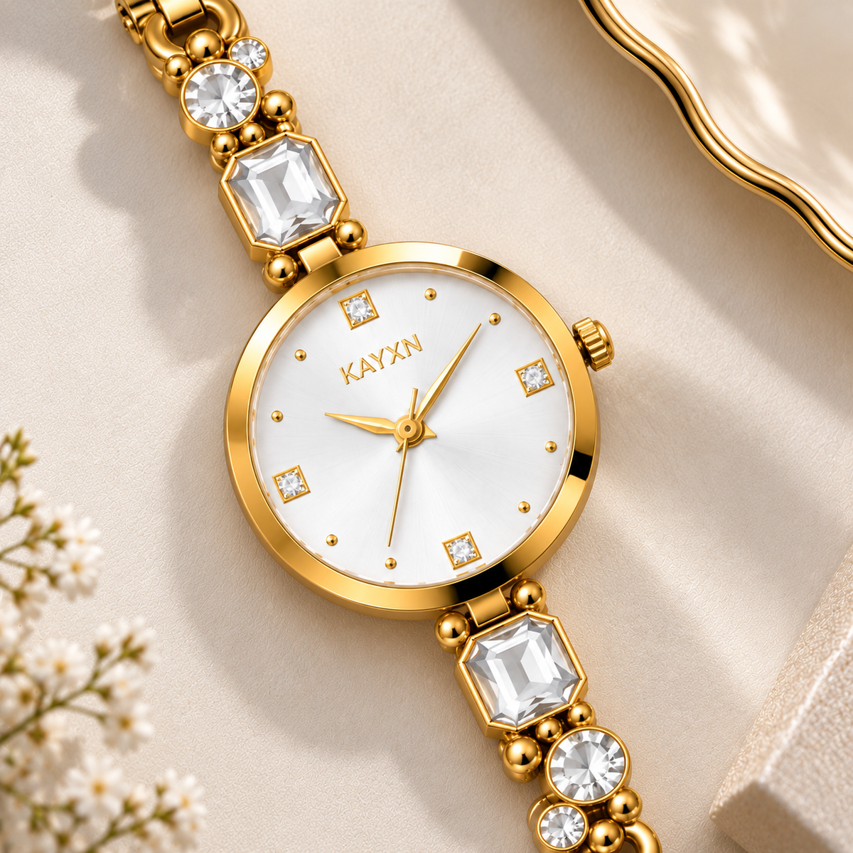 Celestique Edition Watch & Jewelry Set for Her - White