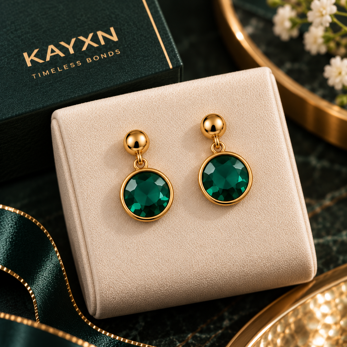 Celestique Edition Watch & Jewelry Set for Her - Green