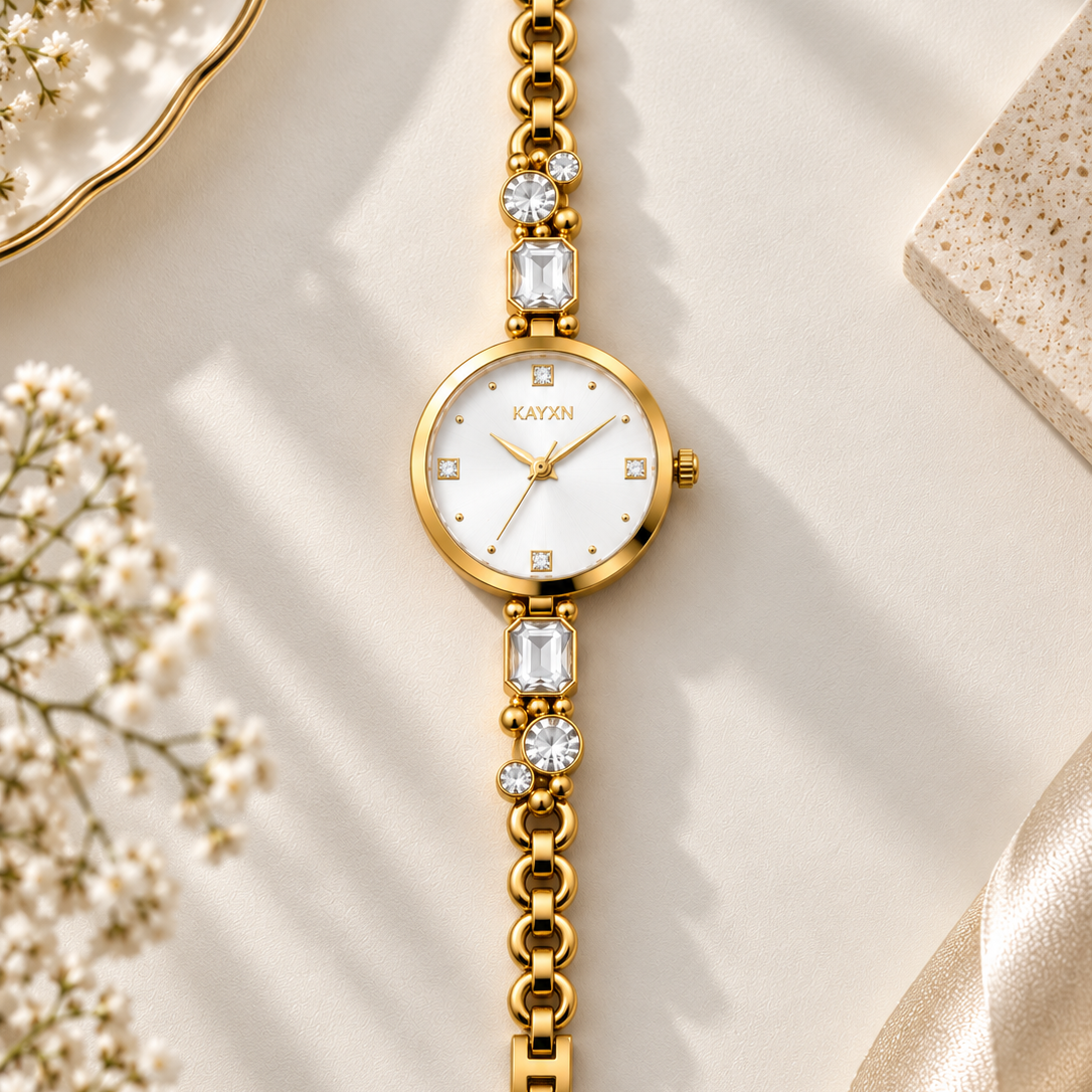 Celestique Edition Watch & Jewelry Set for Her - White