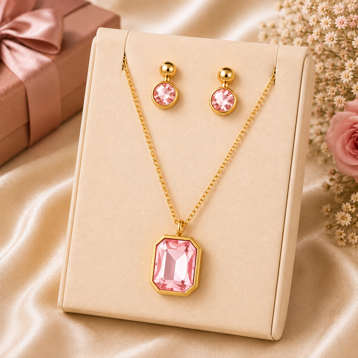 Celestique Edition Watch & Jewelry Set for Her - Pink – Kayxn