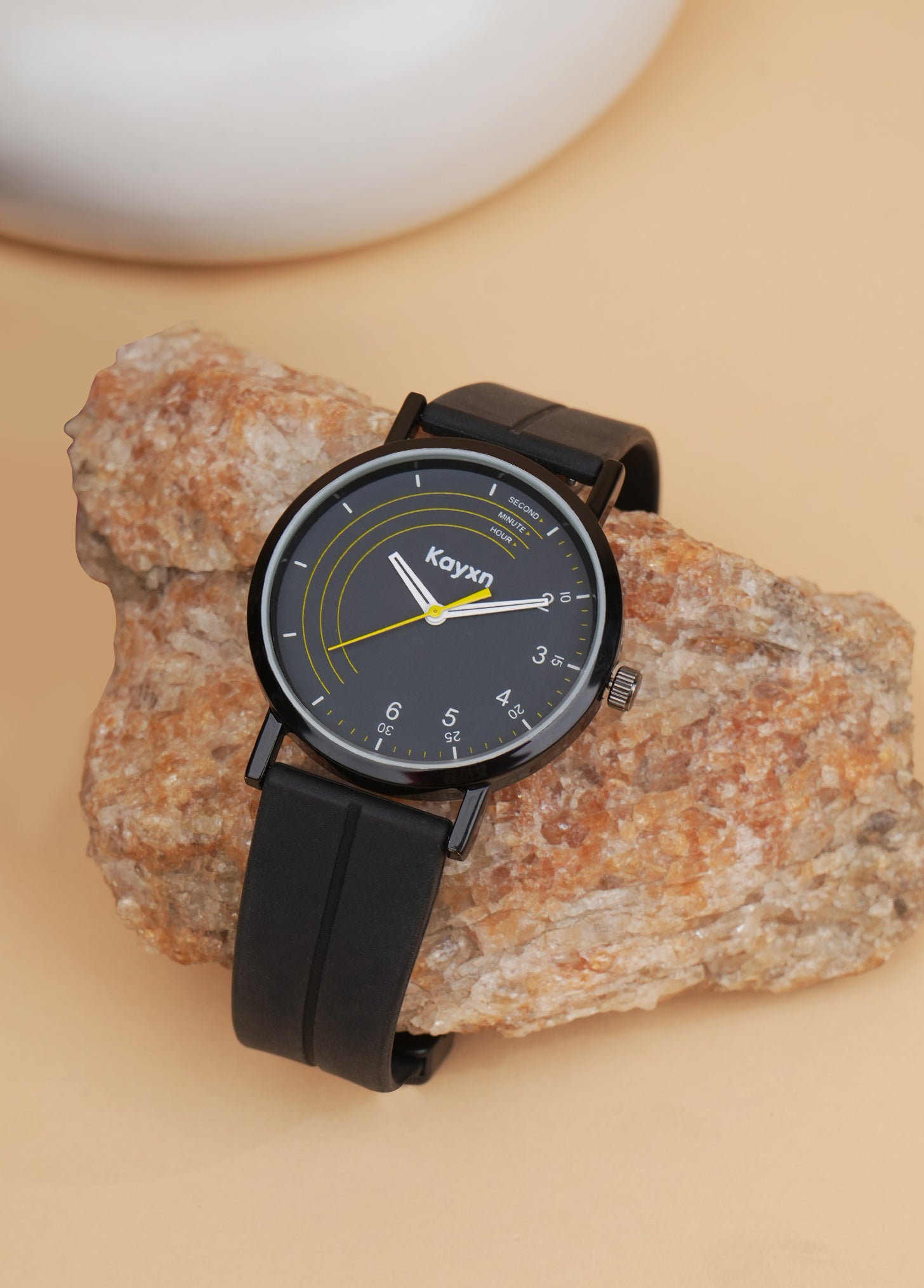 Orbit Analogue Dial Silicone Strap Watch For Men