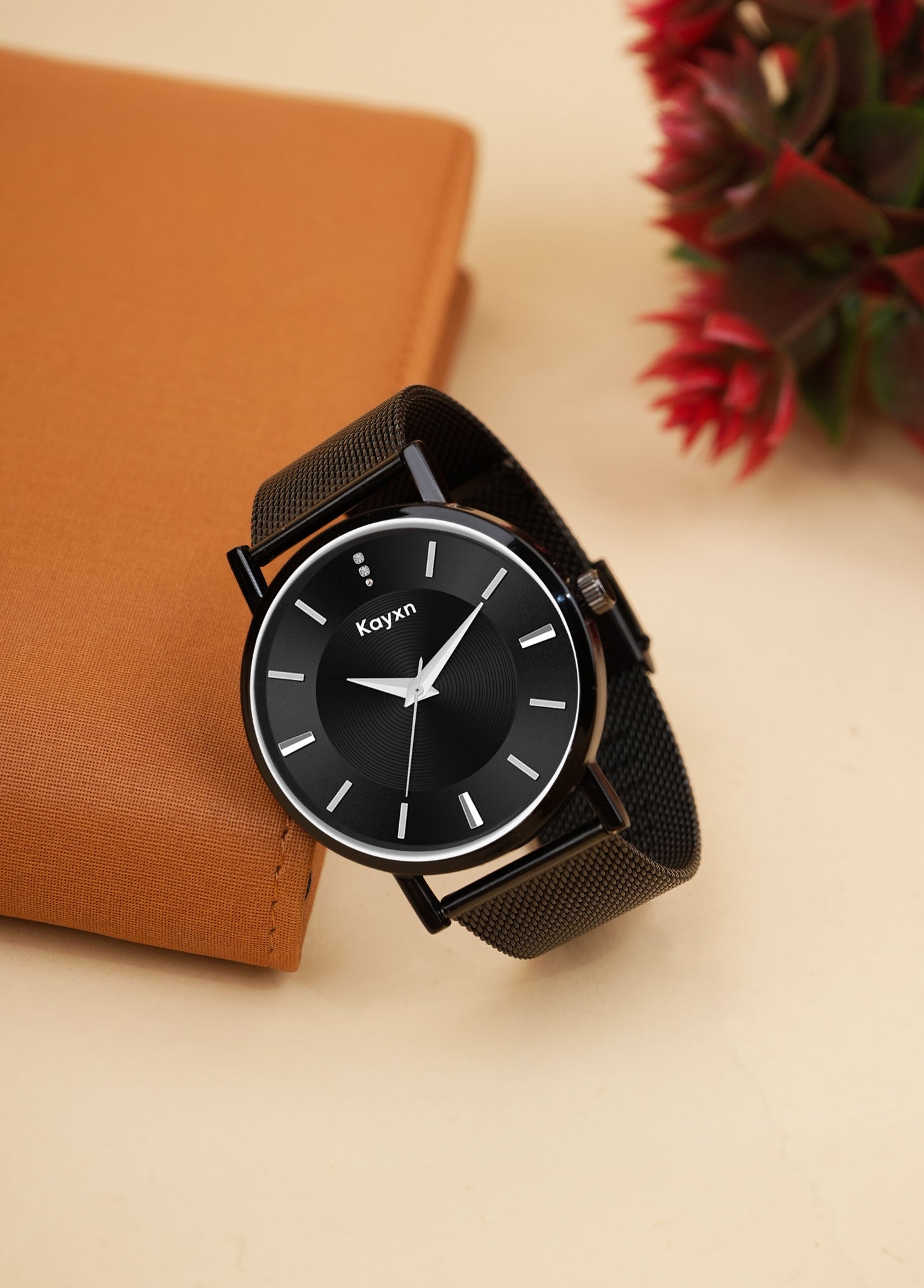 Monarch Classic Analogue Dial Mesh Strap Watch For Men