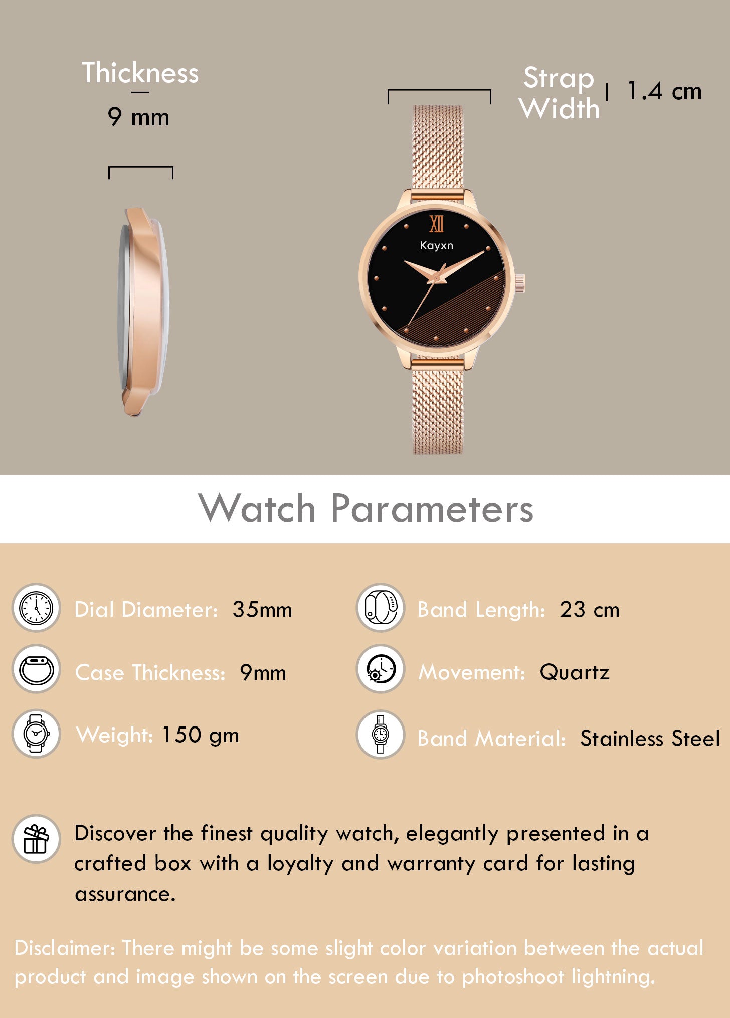 Majesty Rose Gold Embellished Watch & Crystal Petal Bracelet Combo