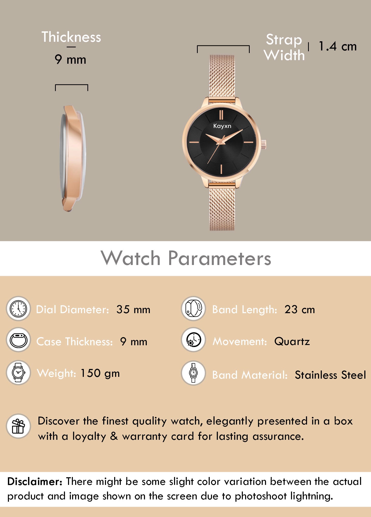 Eclipse Rose Gold Embellished Watch & Emerald Heart Bracelet Combo