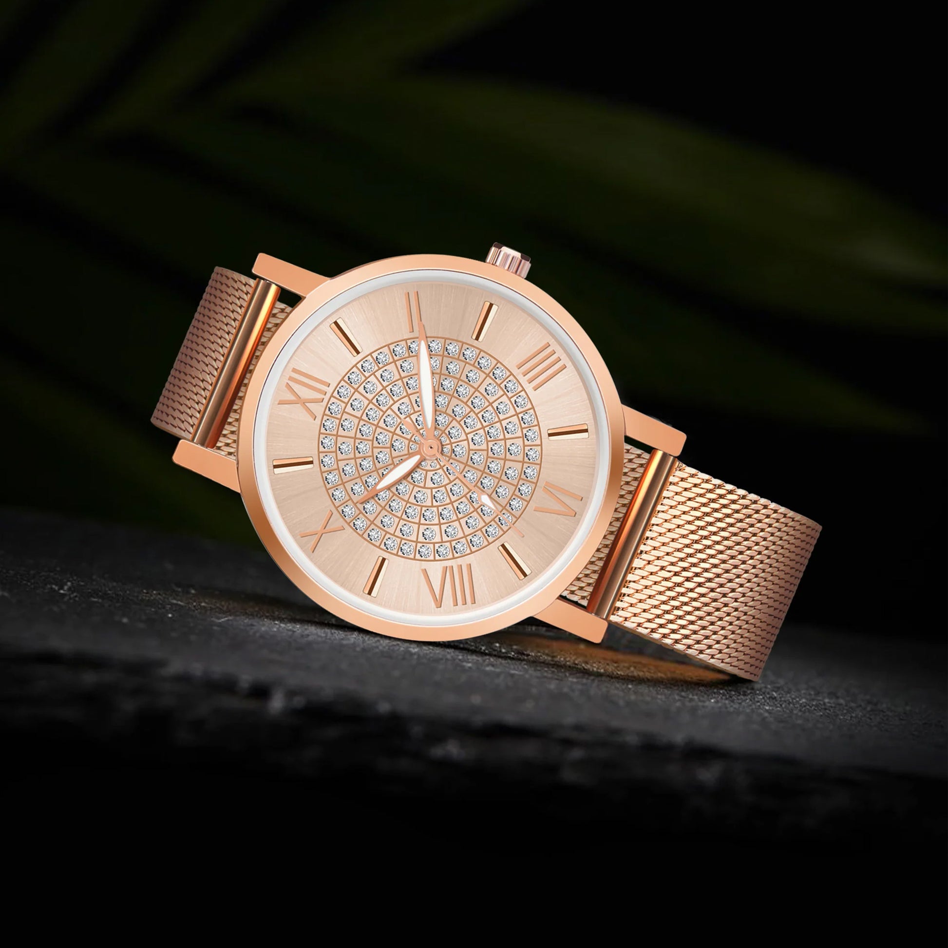Cupid Glow Wrist Watch & Jewelry Set