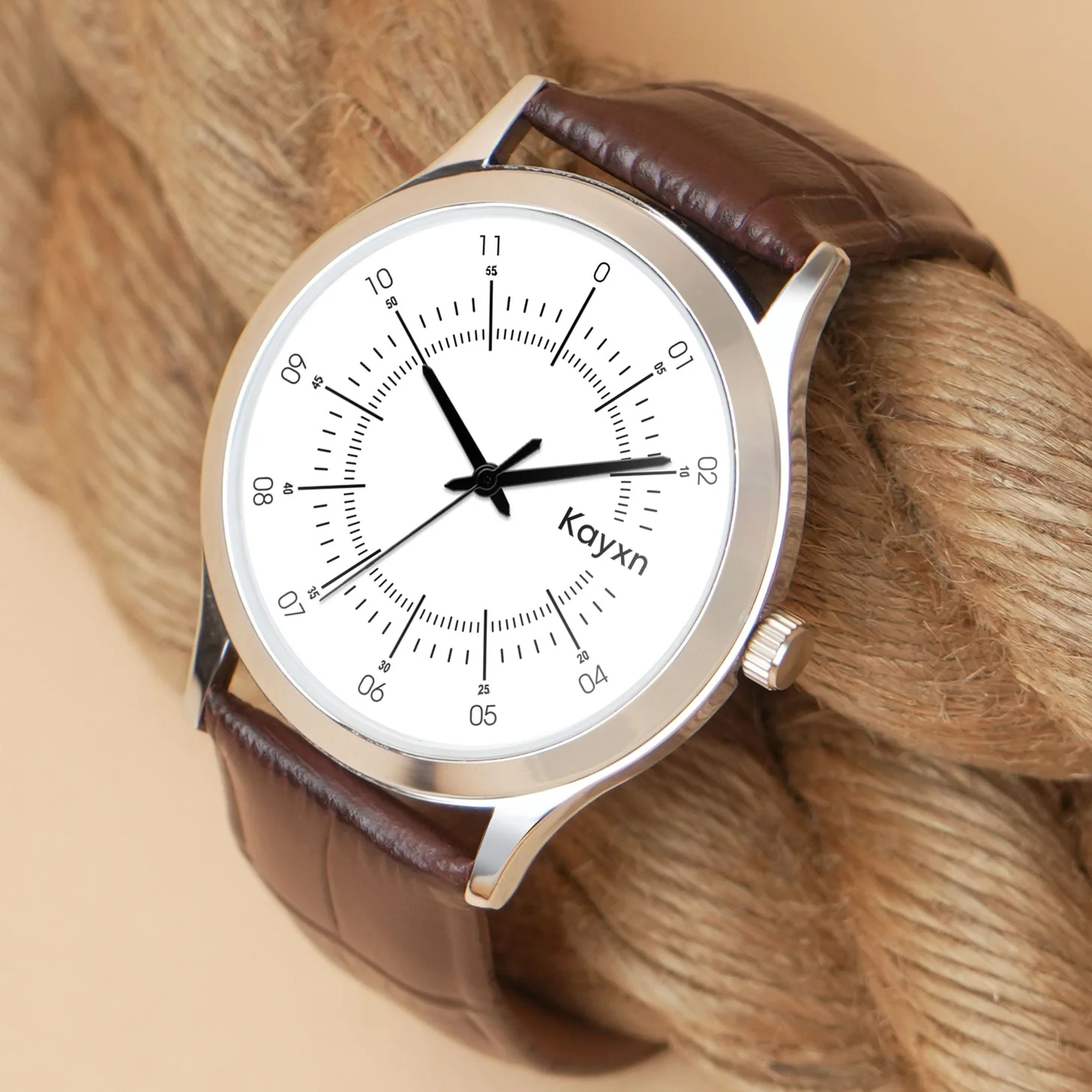 Evo Mark Classic Dial Analogue Wrist Watch For Men