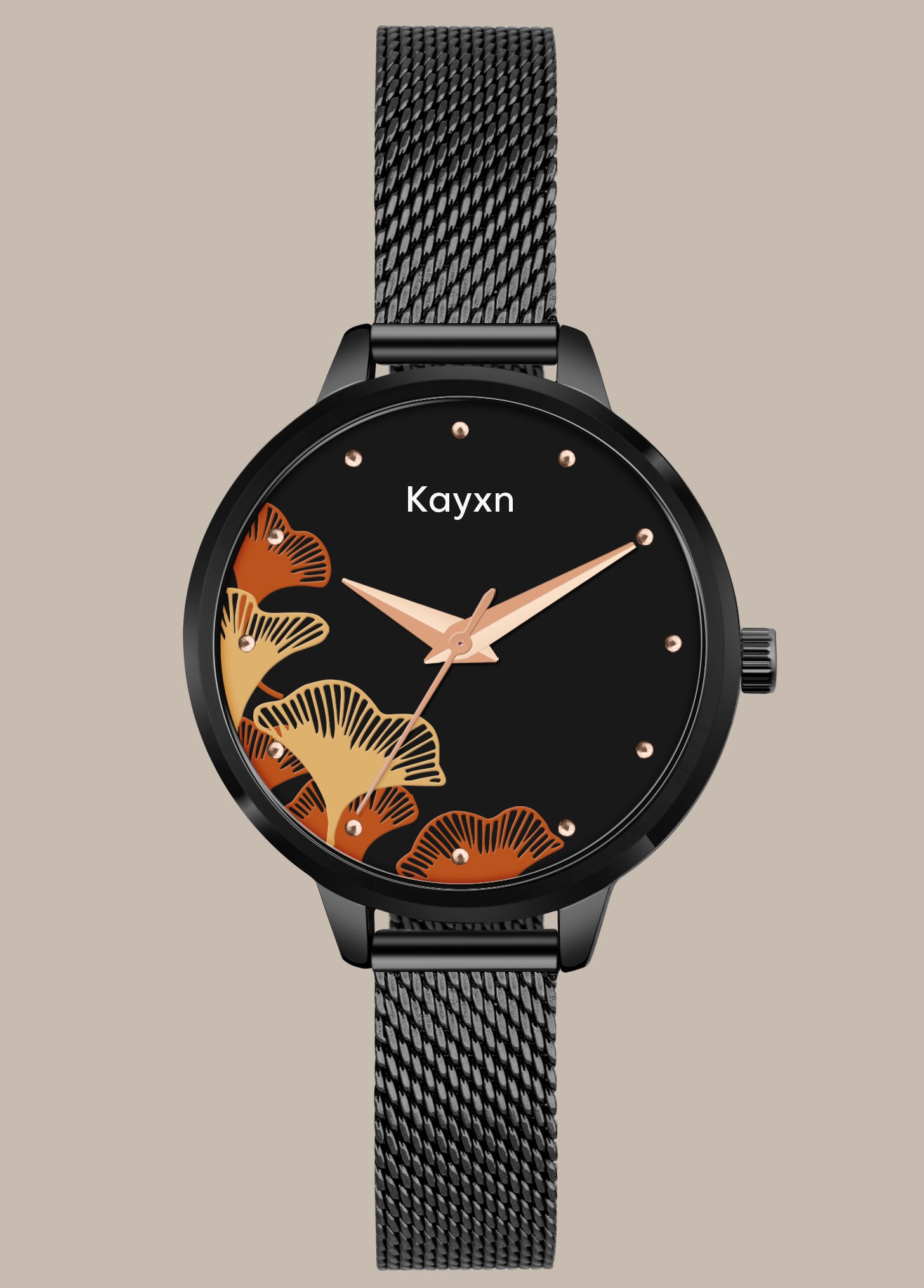 Flora Embellished Dial Analogue Watch For Women