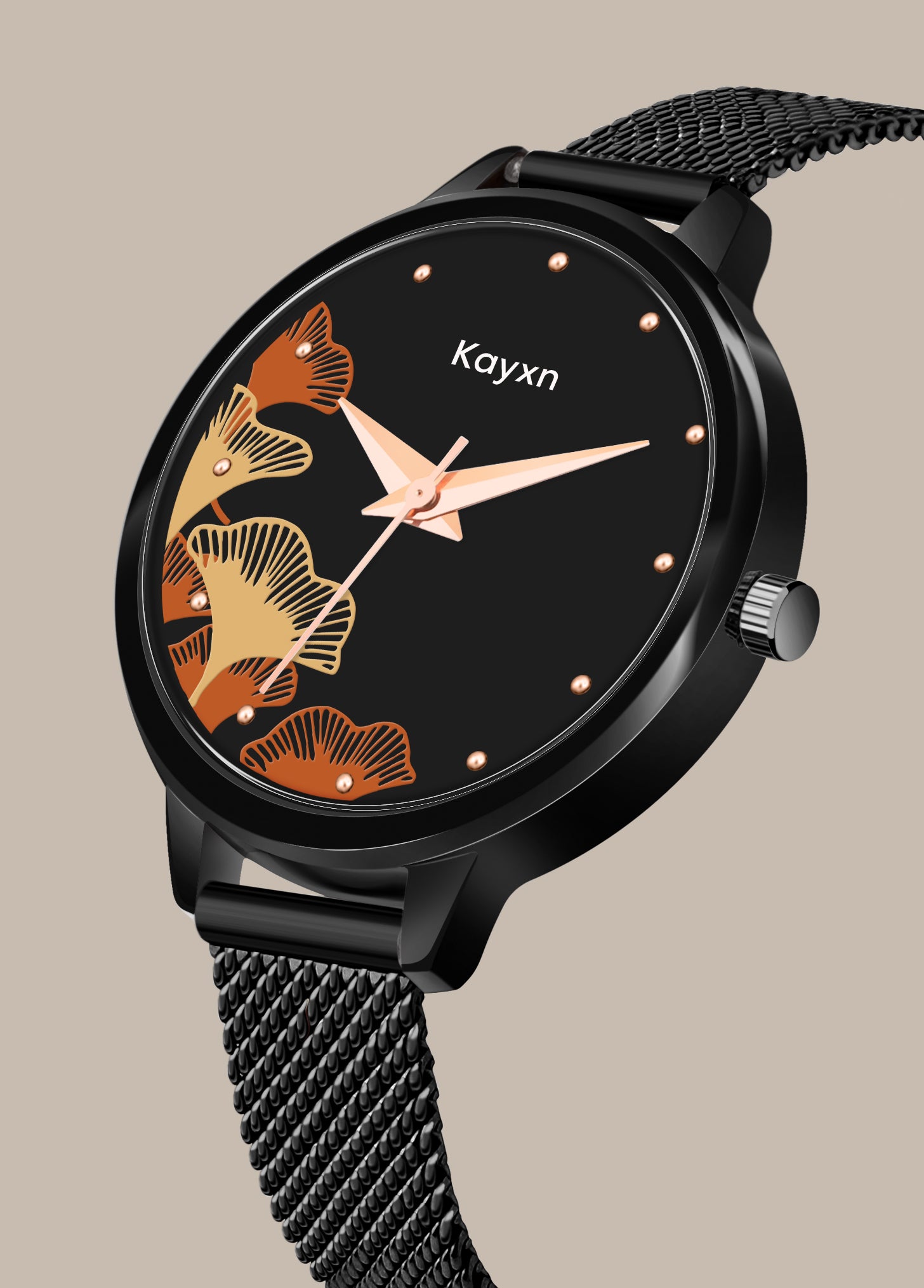 Flora Embellished Dial Analogue Watch For Women