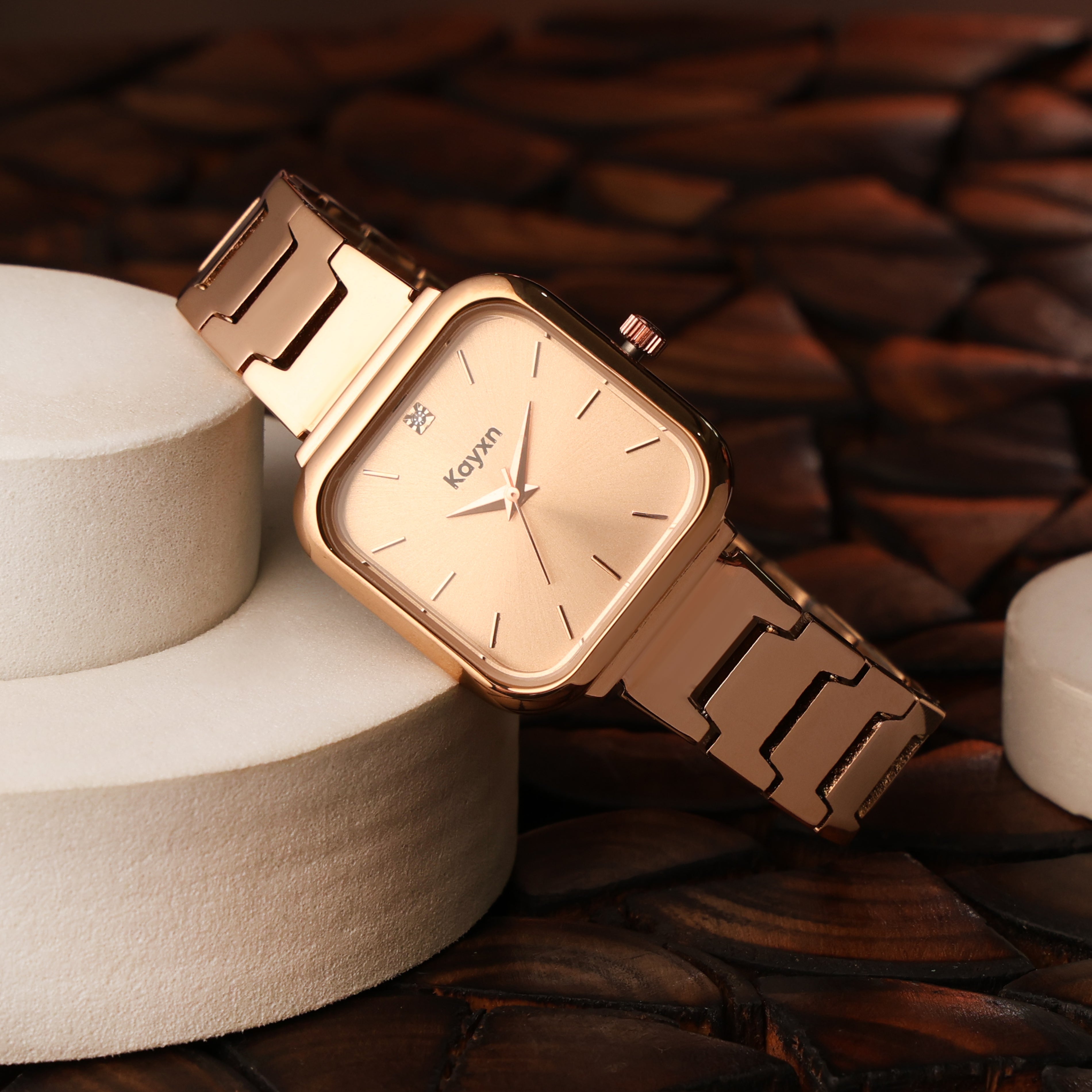 Azure Analogue Wrist Watch For Women - Rose Gold