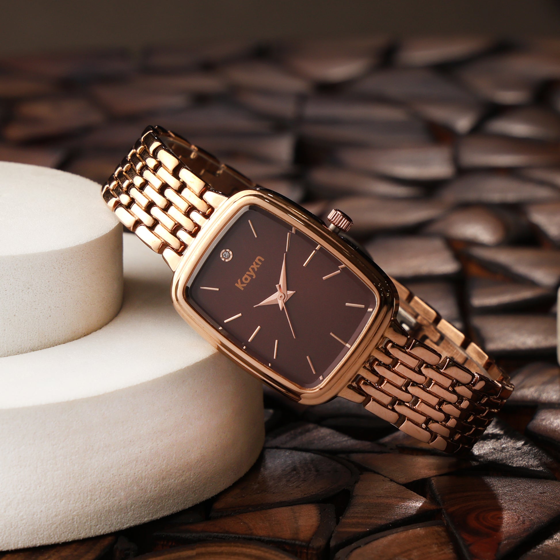Empress Analogue Wrist Watch For Women - Brown
