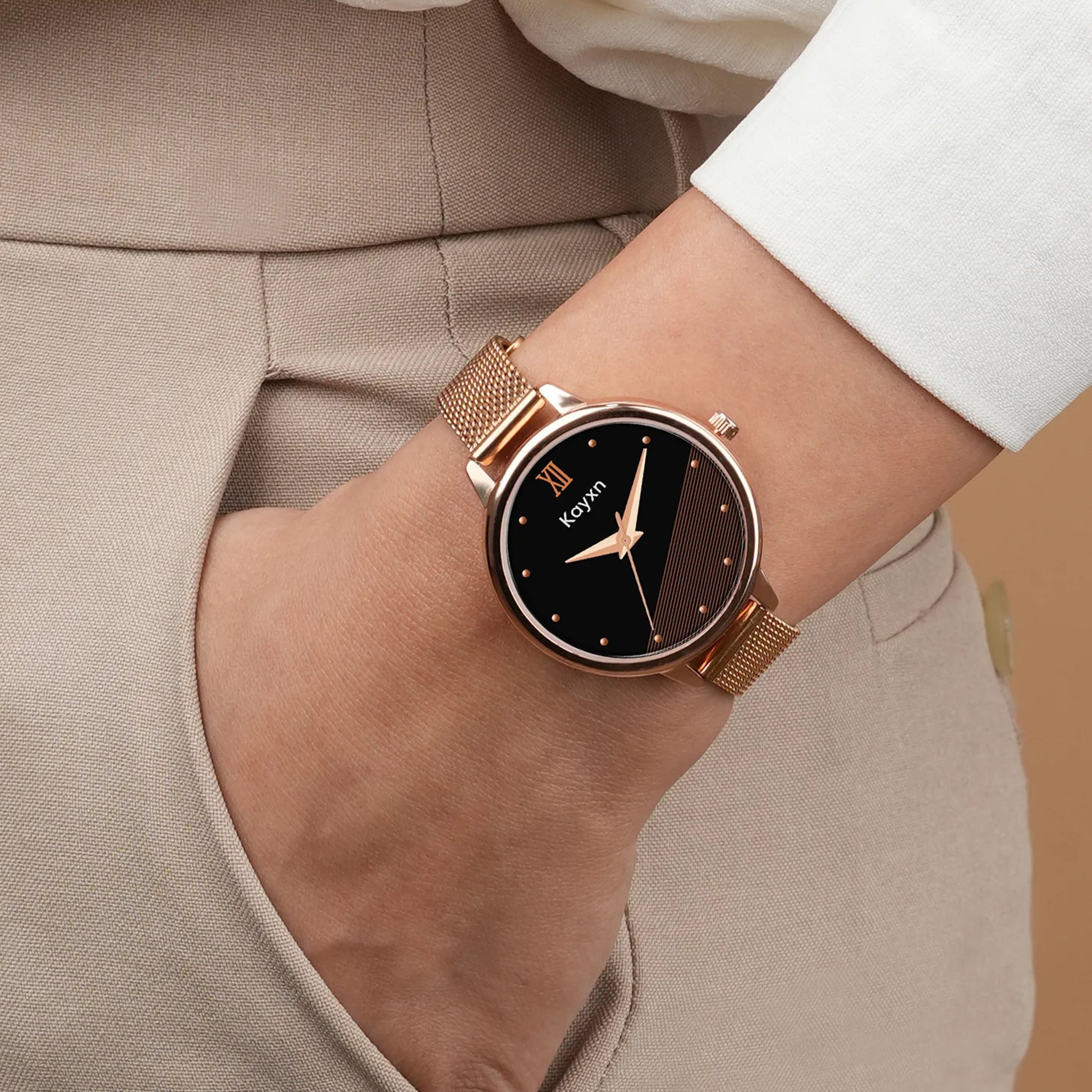 Majesty Embellished Dial Analogue Watch For Women