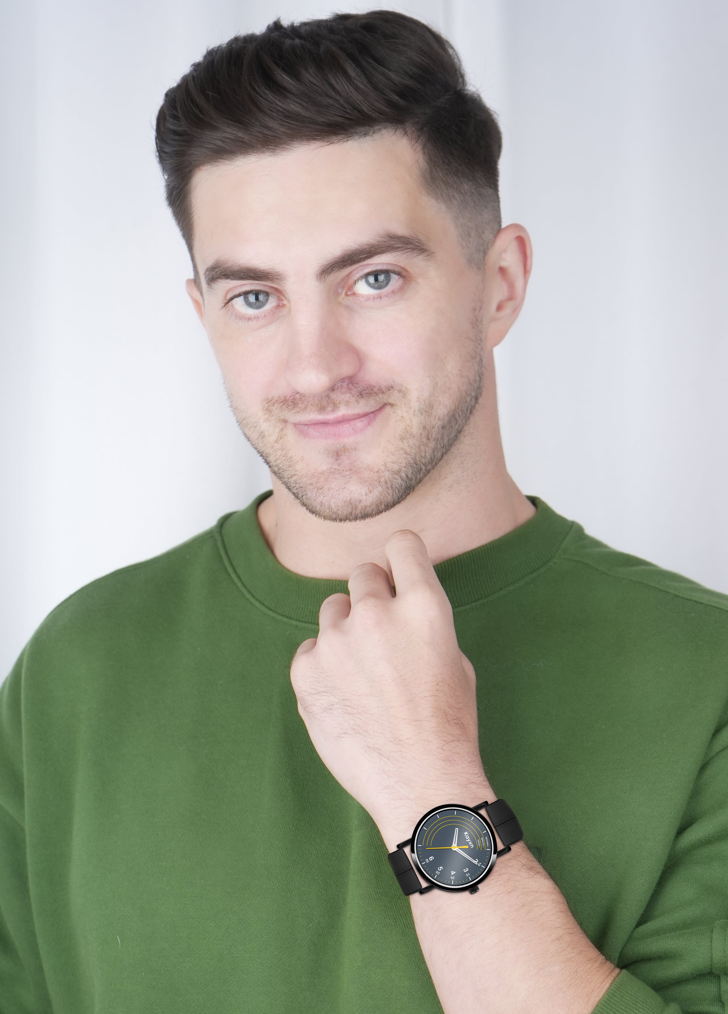 Orbit Analogue Dial Silicone Strap Watch For Men