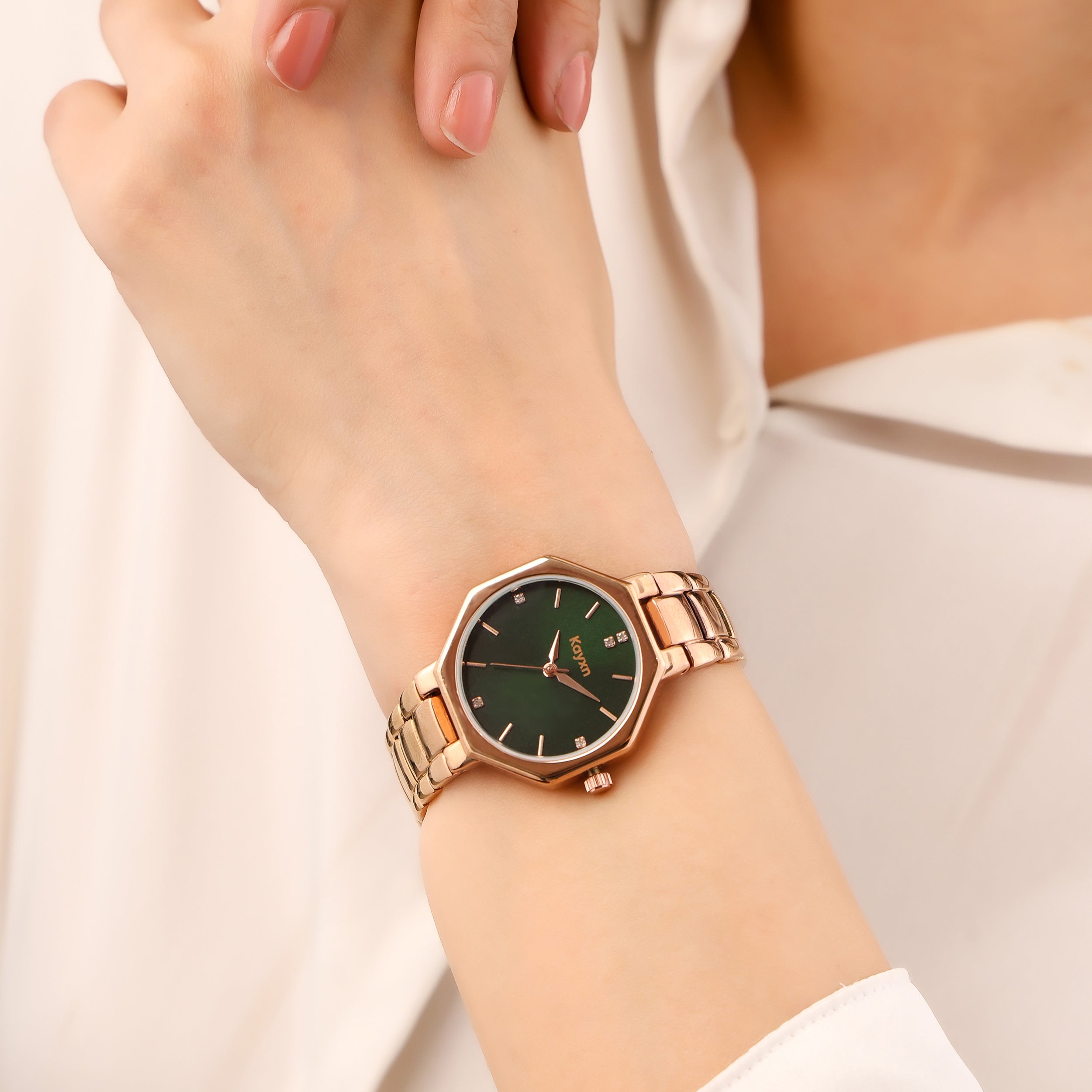 Stellaria Analogue Wrist Watch For Women - Green