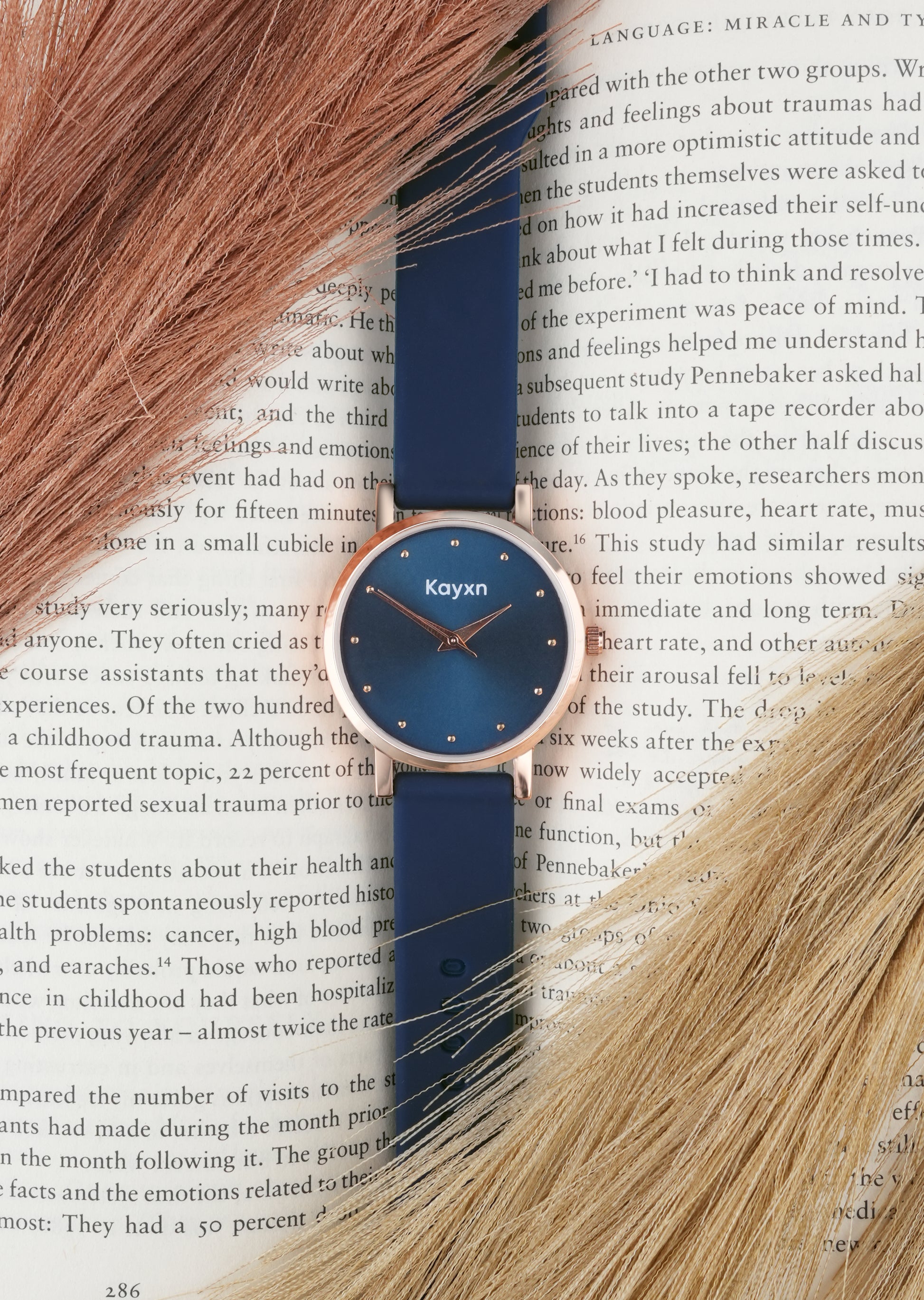 Orelis Embellished Dial Analogue Watch For Women - Blue