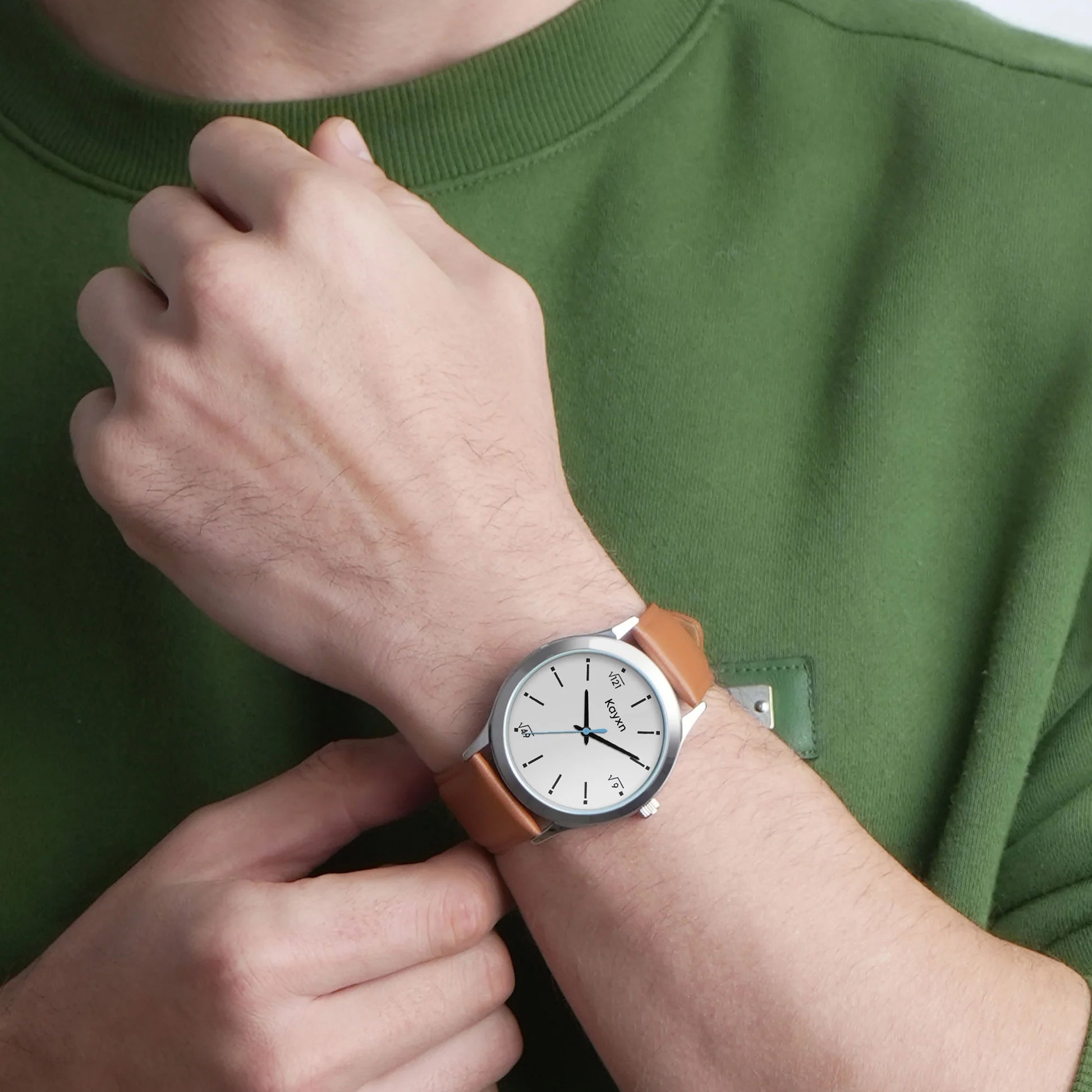 Horizon White Dial Analogue Wrist Watch For Men