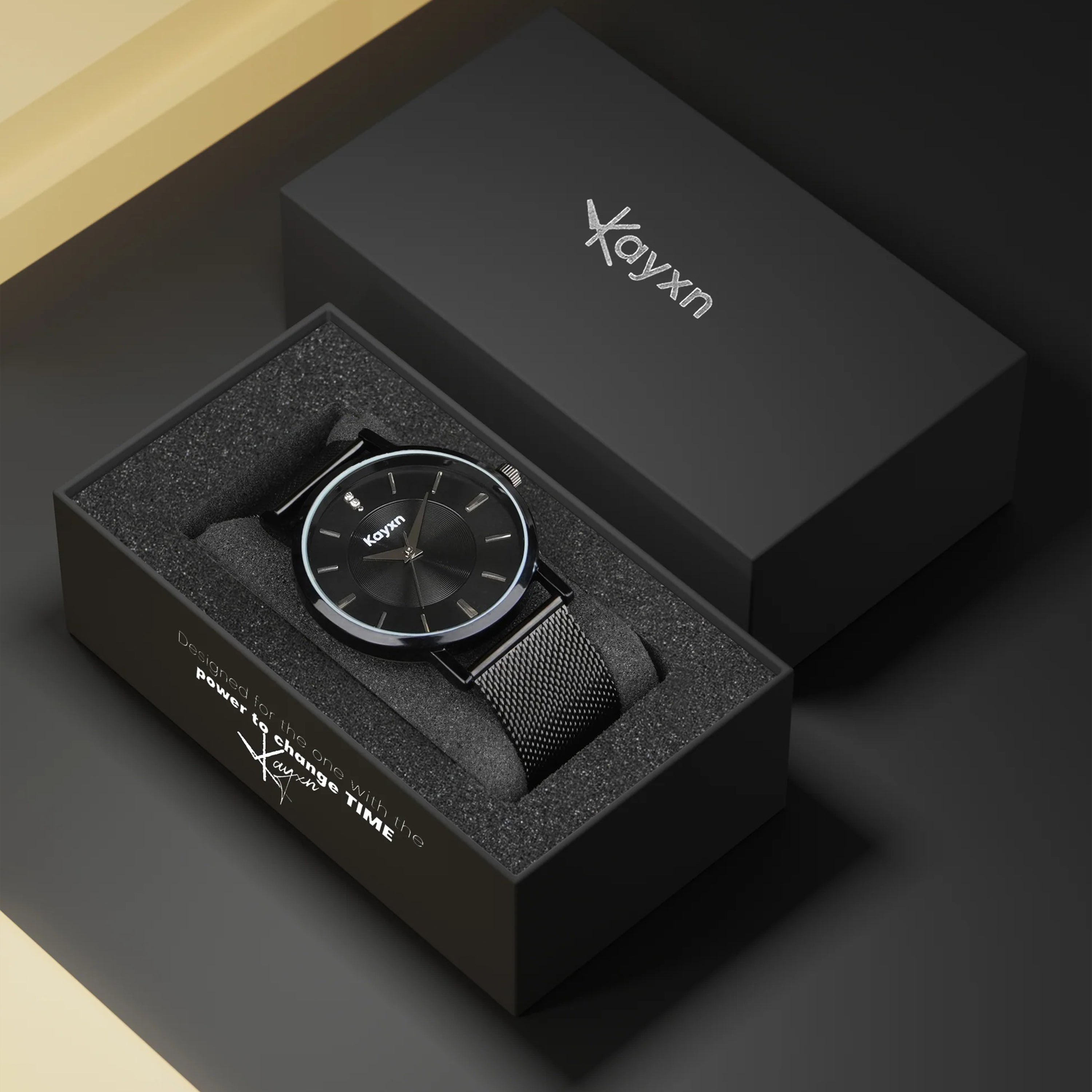 Monarch Classic Analogue Dial Mesh Strap Watch For Men