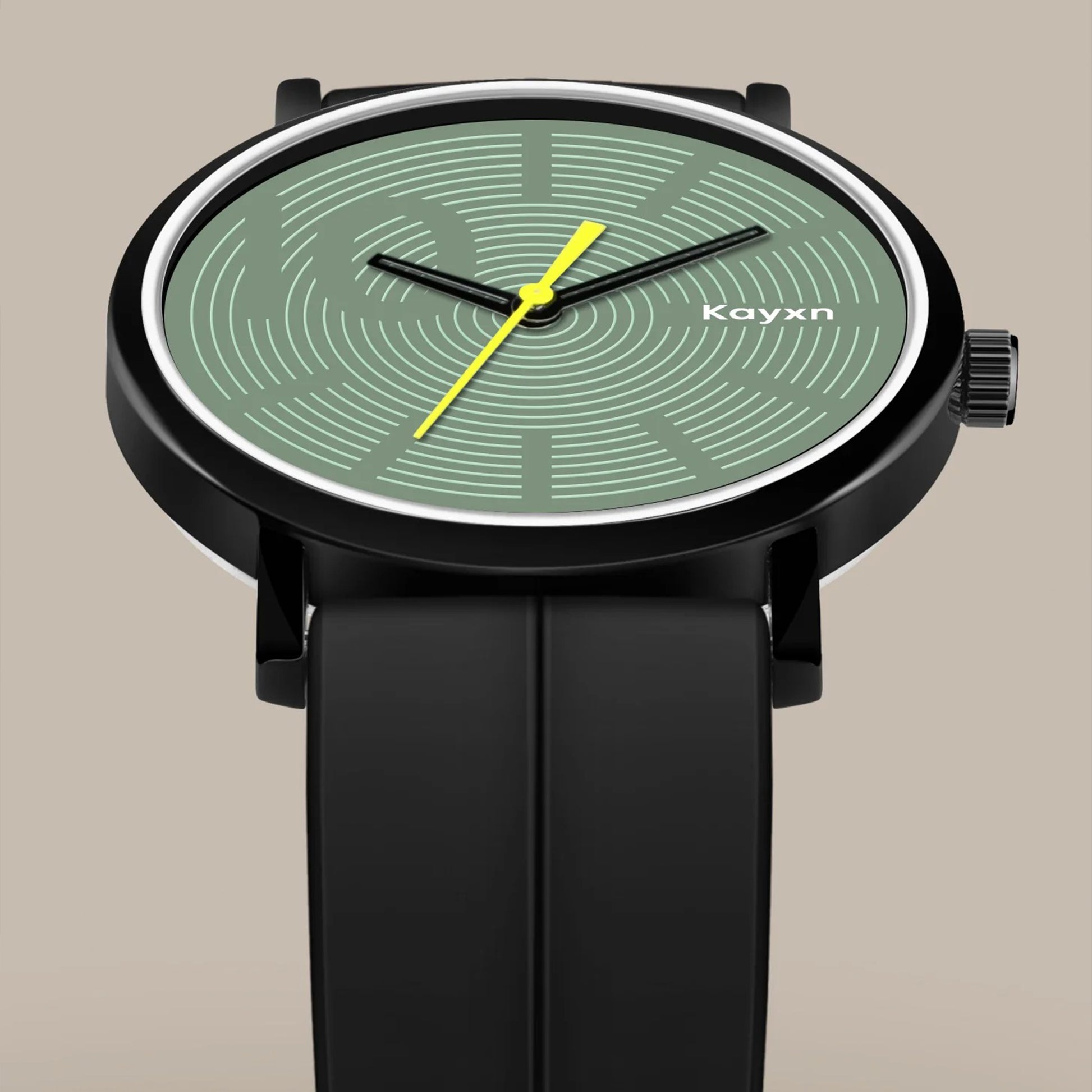 Spectra Analogue Silicone Strap Watch For Men