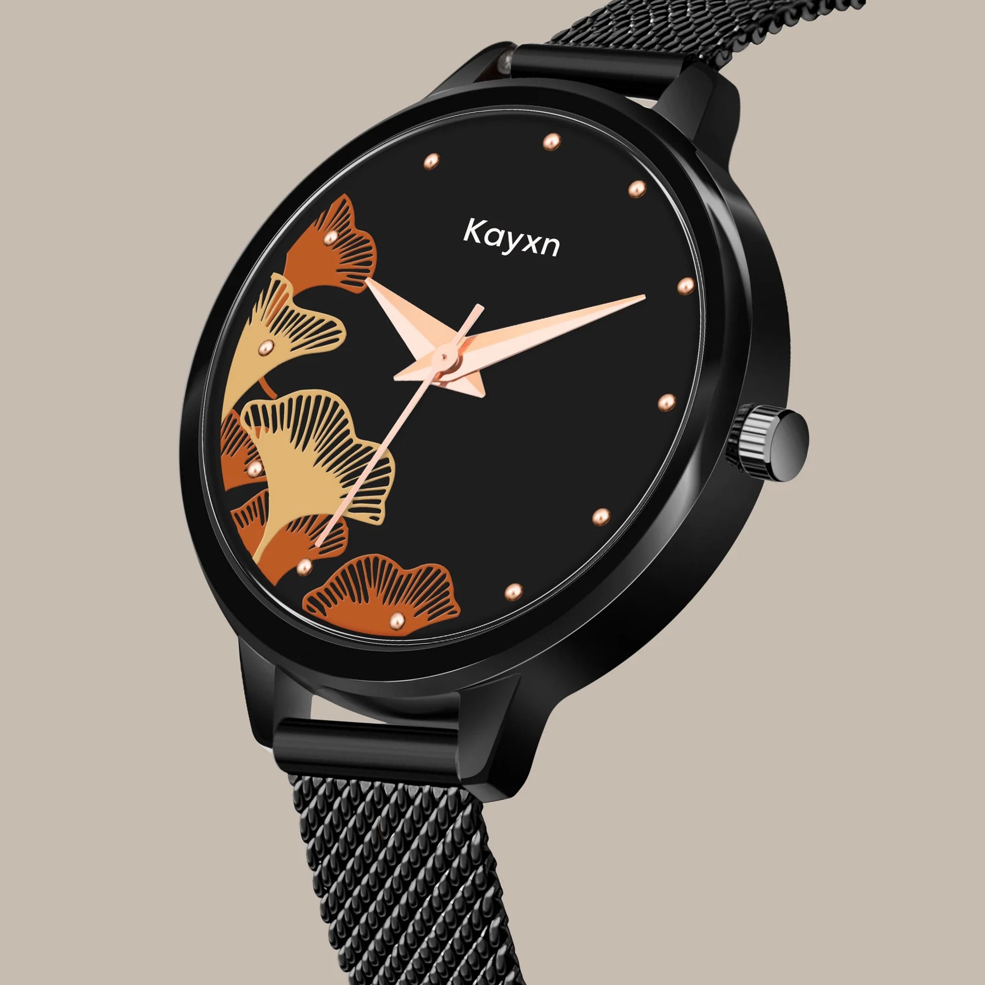 Flora Embellished Dial Analogue Watch For Women